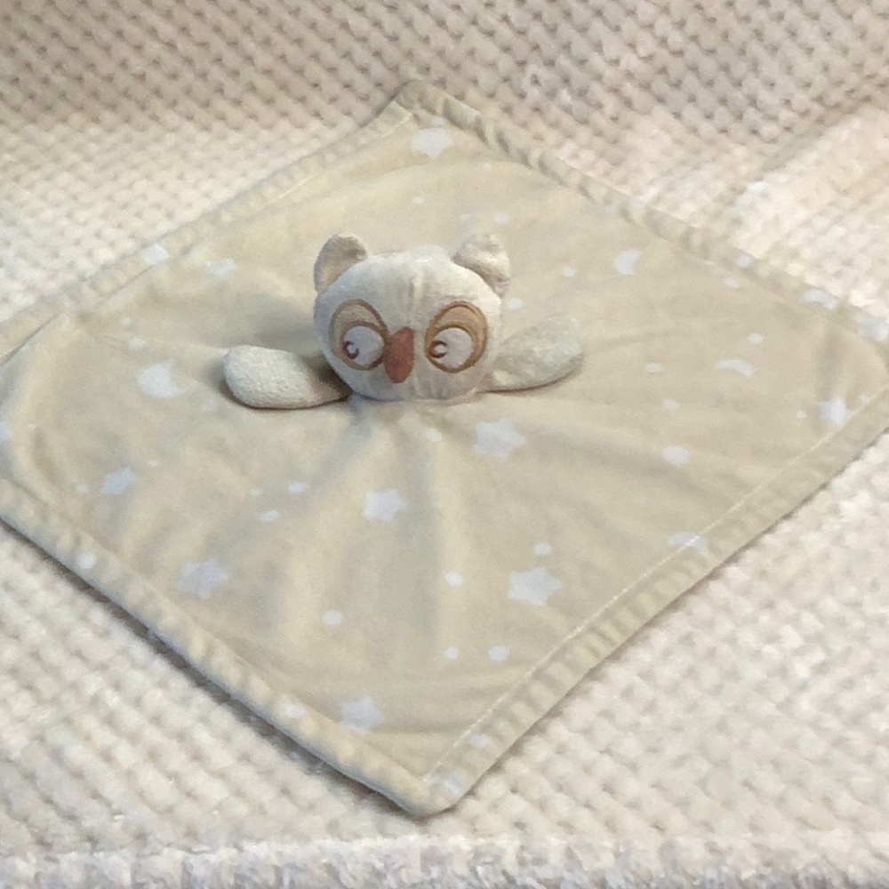 Unbranded Plush Owl Lovey Security Blanket Comfort Toy READ🦉